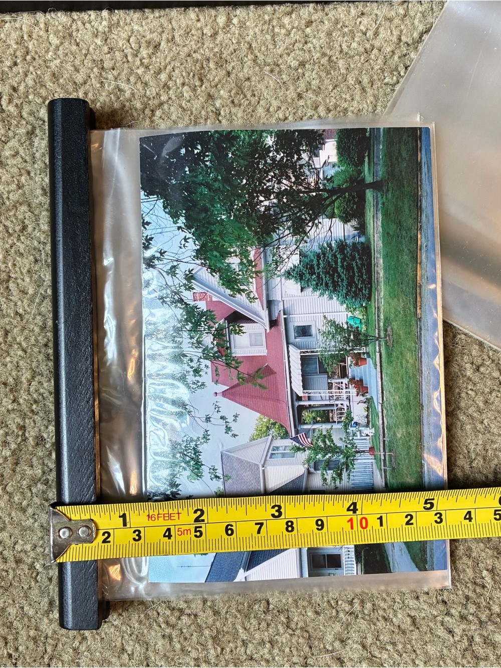 Wood Photo Storage Box w/ Picture Frame Lid 4x6 Organizer Memory Keepsake Case - Picture 6 of 12